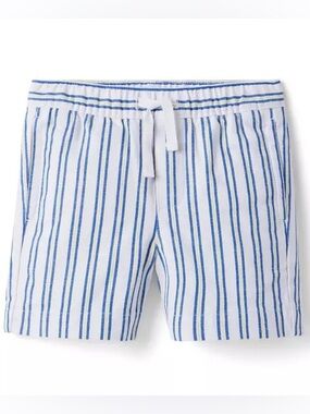 LIKE NEW Janie and Jack Striped Twill Pull-On Short Size 3